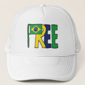 Casquette Brésil libre (Devant)