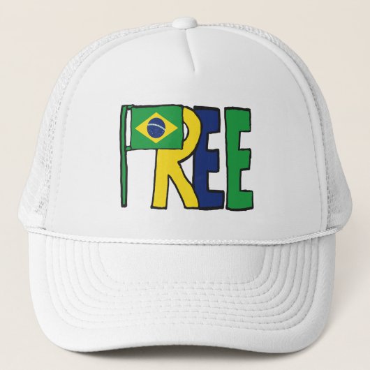 Casquette Brésil libre (Devant)