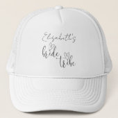 Casquette Bride Tribe Bachelorette Bridesmaitres (Devant)