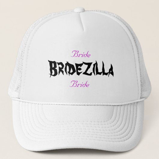 Casquette Bridezilla Bride (Devant)