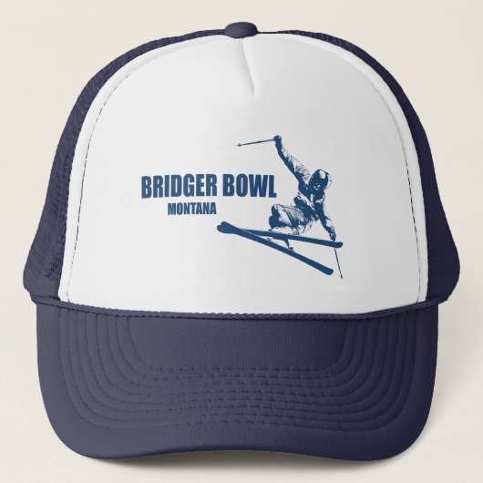 Casquette Bridger Bowl Montana Skier (Devant)