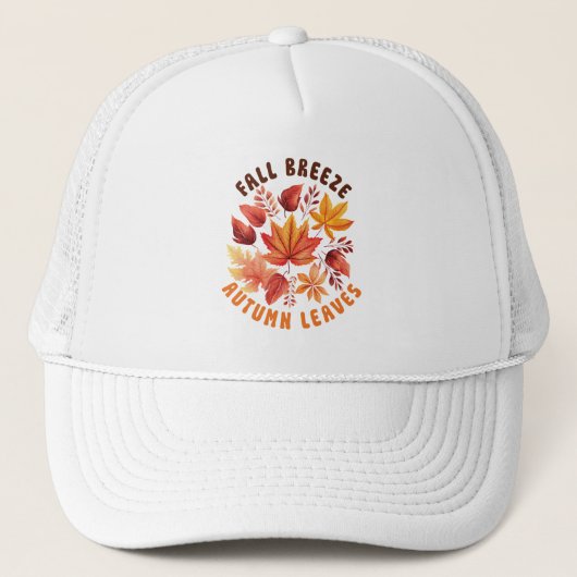 Casquette Brise D'Automne, Feuilles D'Automne - Charbon D'Au (Devant)