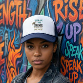 Casquette Briser Le Silence Porter Le Courage Motivationnel