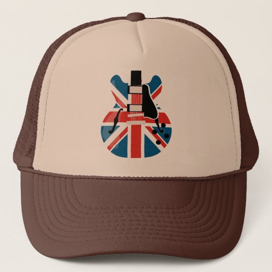 Casquette Britpop Guitare (Devant)