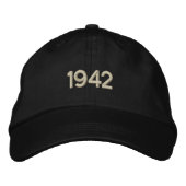casquette brodé 1942 (Devant)