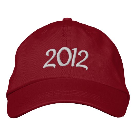 casquette brodé 2012 (Devant)
