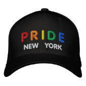 CASQUETTE brodé à arc-en-ciel PRIDE (Devant)