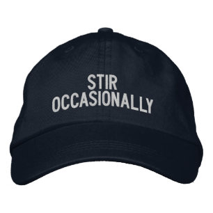 casquette brodé "à l'occasion"