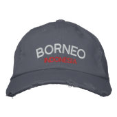 Casquette brodé Borneo (Devant)
