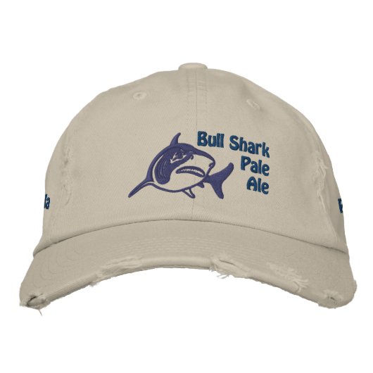 Casquette brodé de Bull Shark Pale Ale (Devant)