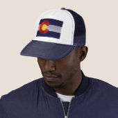 Casquette brodé de drapeau du Colorado (En situation)