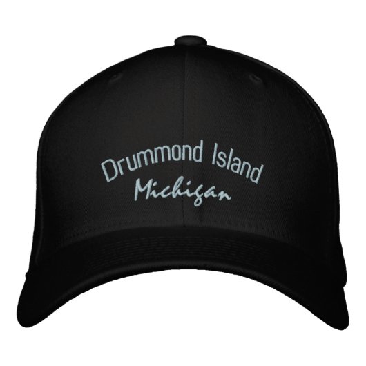 Casquette brodé de Drummond Island Michigan (Devant)