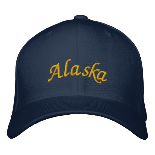 Casquette brodé de l'Alaska (Devant)