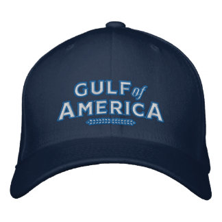 Casquette brodé du golfe d'Amérique