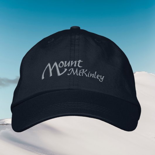 Casquette brodé du mont McKinley Denali Alaska