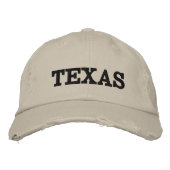 Casquette brodé du Texas (Devant)