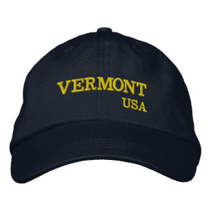 Casquette brodé du Vermont USA