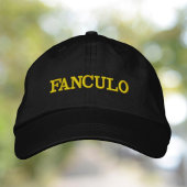 Casquette brodé Fanculo