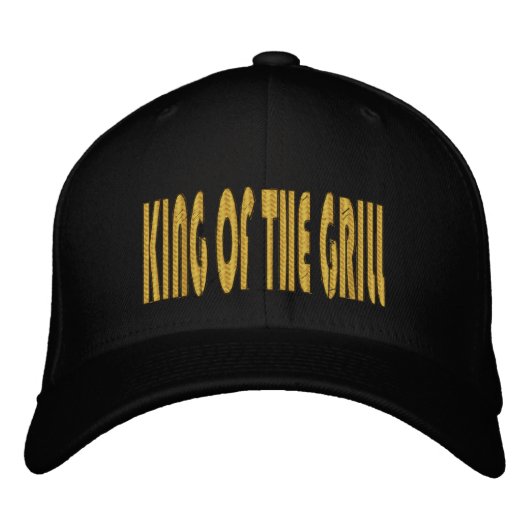 Casquette brodé King of the Grill (Devant)