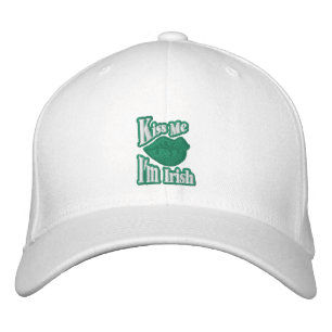 Casquette brodé - Kiss Me Je suis Irlandais Green