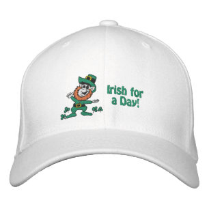 Casquette brodé - Leprechaun Irish pour une journé