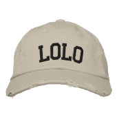 Casquette brodé Lolo (Devant)