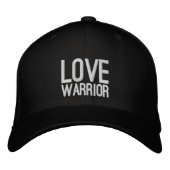 Casquette brodé Love Warrior (Devant)