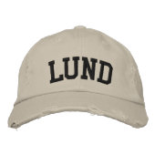 Casquette brodé Lund (Devant)