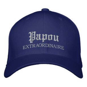 Casquette brodé Papou Extraordinaire
