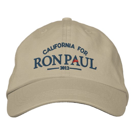 Casquette brodé personnalisable Ron Paul (Devant)