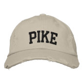 Casquette brodé Pike (Devant)