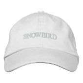 Casquette brodé Snowbird (Devant)