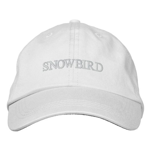 Casquette brodé Snowbird (Devant)
