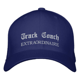 Casquette brodé Track Coach Extraordinaire