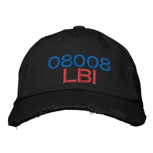 CASQUETTE BRODÉE 08008 LBI HAT (Devant)