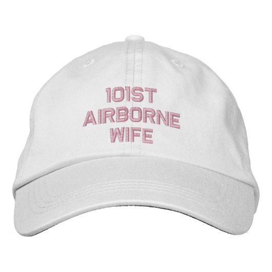 Casquette Brodée 101e femme aéroportée (Devant)