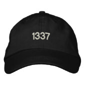 CASQUETTE BRODÉE 1337 (Devant)