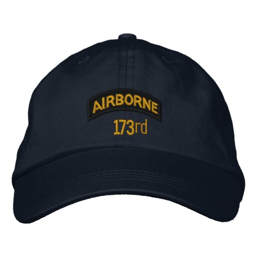Casquette Brodée 173e Airborne (Devant)