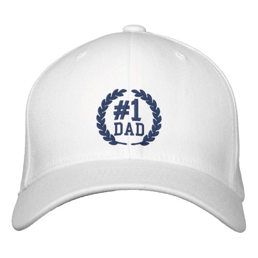 Casquette Brodée #1 Broderie numéro un DAD (Devant)