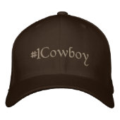 Casquette Brodée #1 Cowboy (Devant)