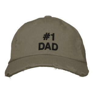 Casquette Brodée #1 Papa noir olive vert coutume texte mignon moder