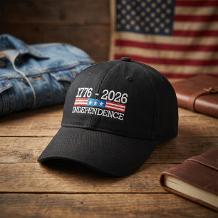 Casquette Brodée 250 Ans d'Indépendance 4 juillet Anniversaire 