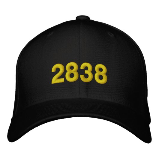 CASQUETTE BRODÉE 2838 (Devant)