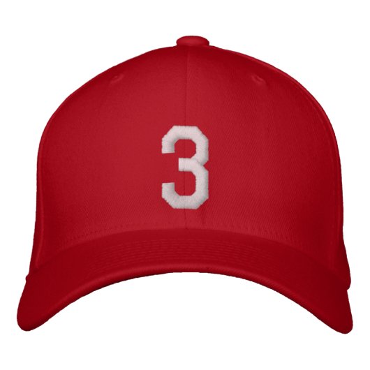 Casquette Brodée 3 Trois (Devant)