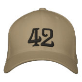 CASQUETTE BRODÉE 42 (Devant)