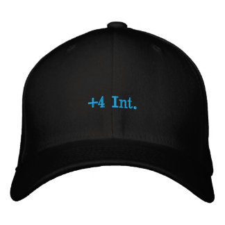 Casquette Brodée +4 Int.