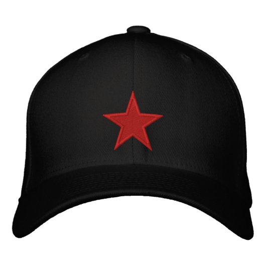 Casquette Brodée A Red Star Of Anarchy (Devant)