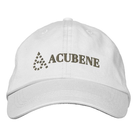 Casquette Brodée Acubene AbrilFatface Vert foncé sur Blanc (Devant)