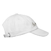 Casquette Brodée Acubene AbrilFatface Vert foncé sur Blanc (Droite)