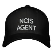 CASQUETTE BRODÉE AGENT NCIS (Devant)